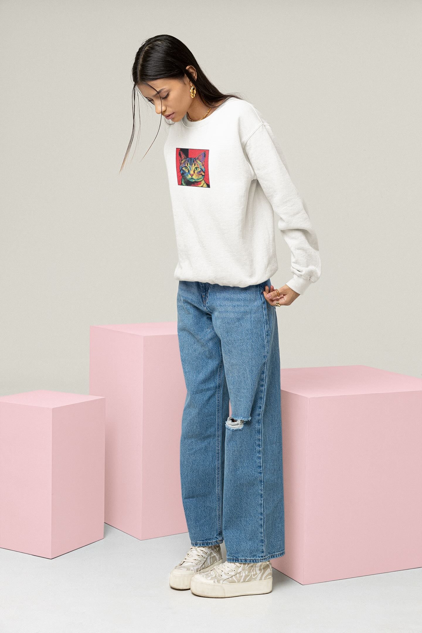 Whisker Pop Sweatshirt